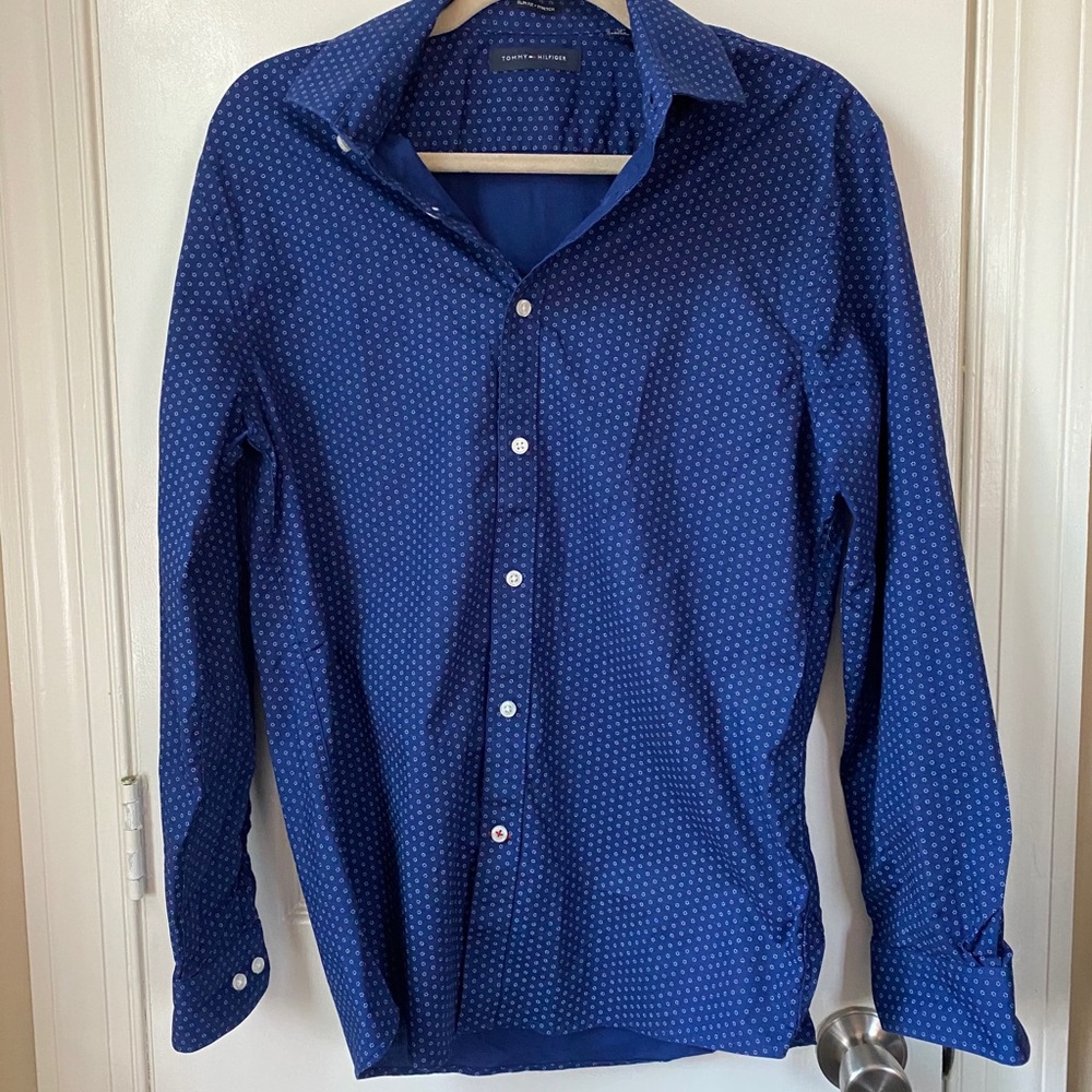 Tommy Hilfiger Blue Dress Shirt